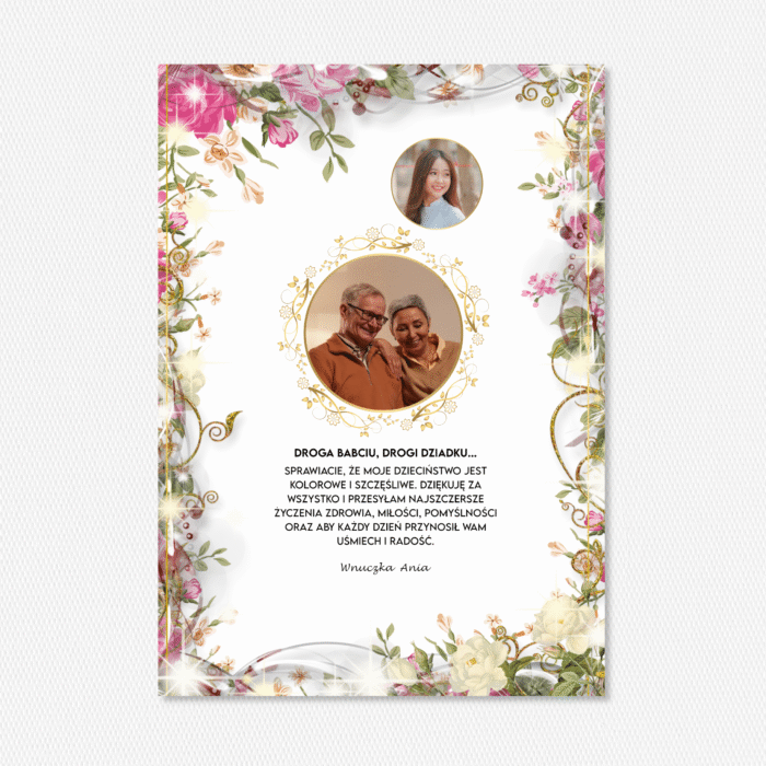Plakat "Okręgi" - Personalizowany